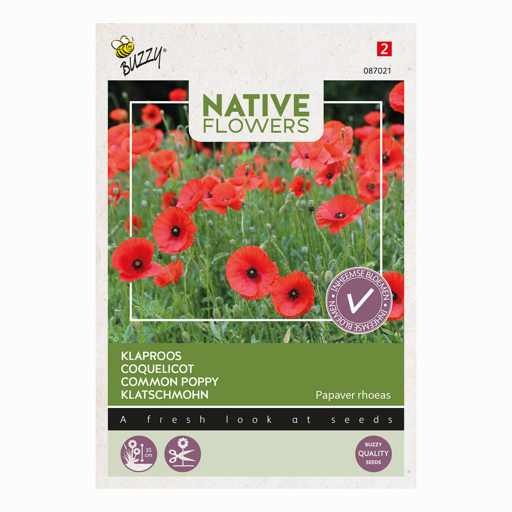 Papaver rhoeas Shirley (zaad Klaproos gemengd) | De Tuinen van