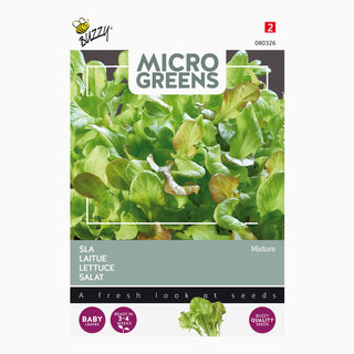 Buzzy Microgreens Sla gemengd 080326