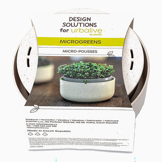 Kresse kweekschalen, set van 2, 22 x 14 cm, inclusief microgreens Kresse kweekschalen, set van 2, 22 x 14 cm, inclusief microgreens