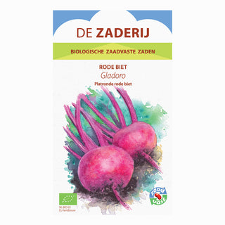 Rode Biet 'Gladoro platte gladde ronde' De Zaderij