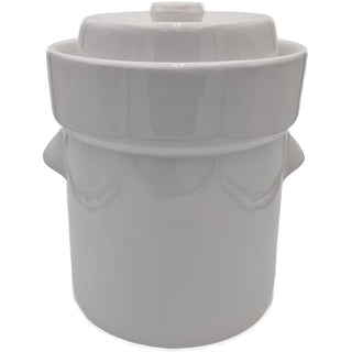 Zuurkoolpot Wit 10L (incl. stenen)