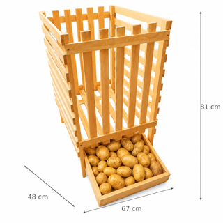 Aardappelkrat Hout 50kg