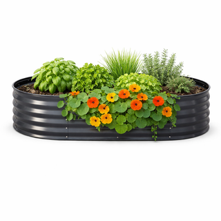 Verhoogd Tuinbed Recht S