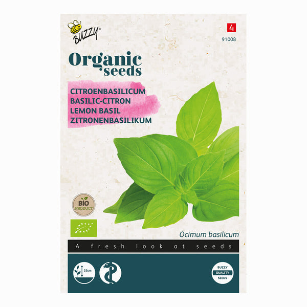 Buzzy Organic Basilicum Citroensmaak 91008