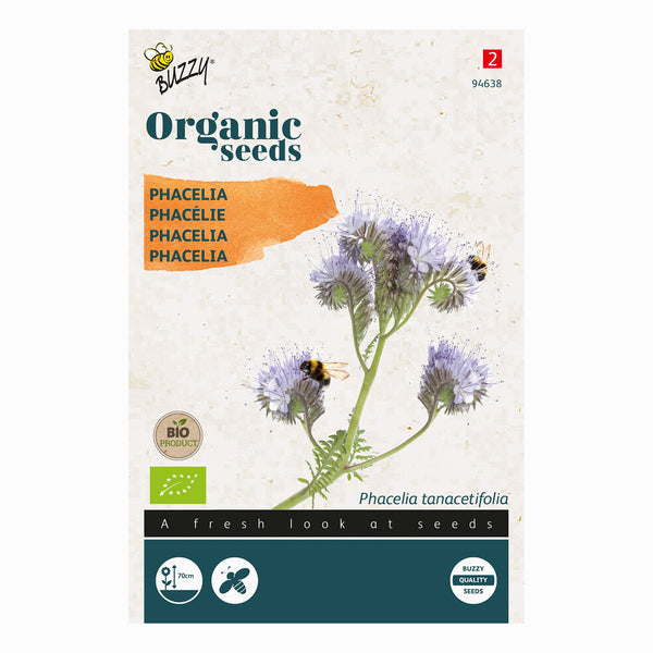 Buzzy Organic Bijenvoer (Phacelia) 94638