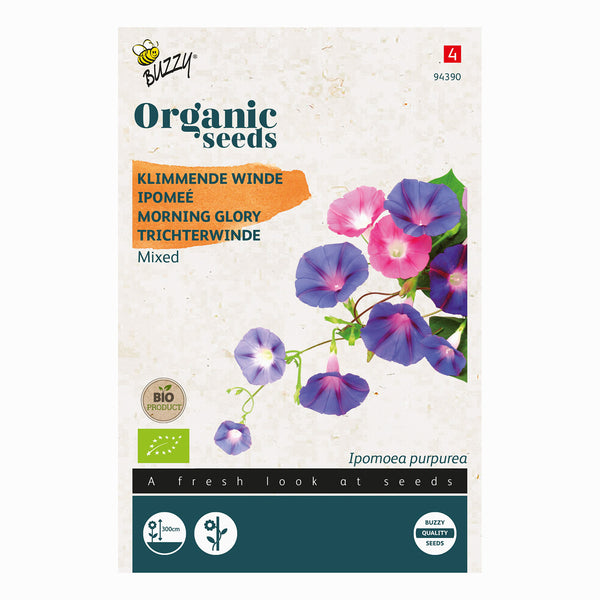 Buzzy Organic Ipomoea - Klimmende Winde gemengd 94390
