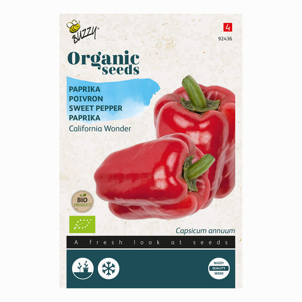 Buzzy Organic Paprika California Wonder 92436