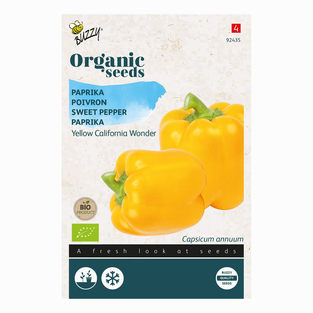 Buzzy Organic Paprika Yellow California Wonder 92435