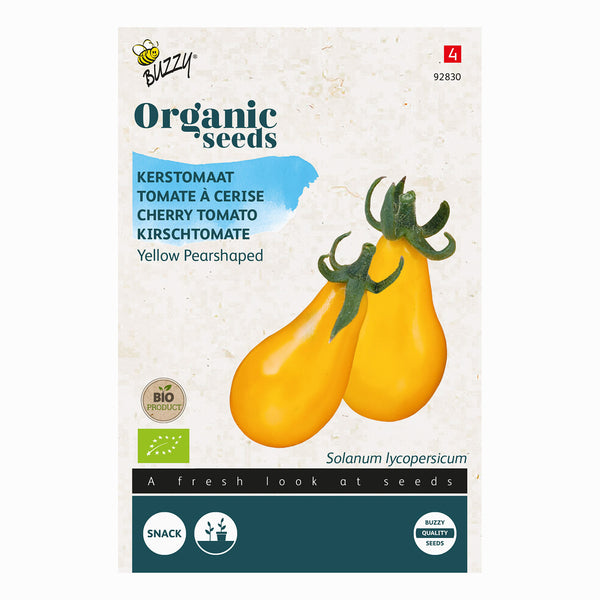 Buzzy Organic Tomaat Yellow Pearshaped 92830
